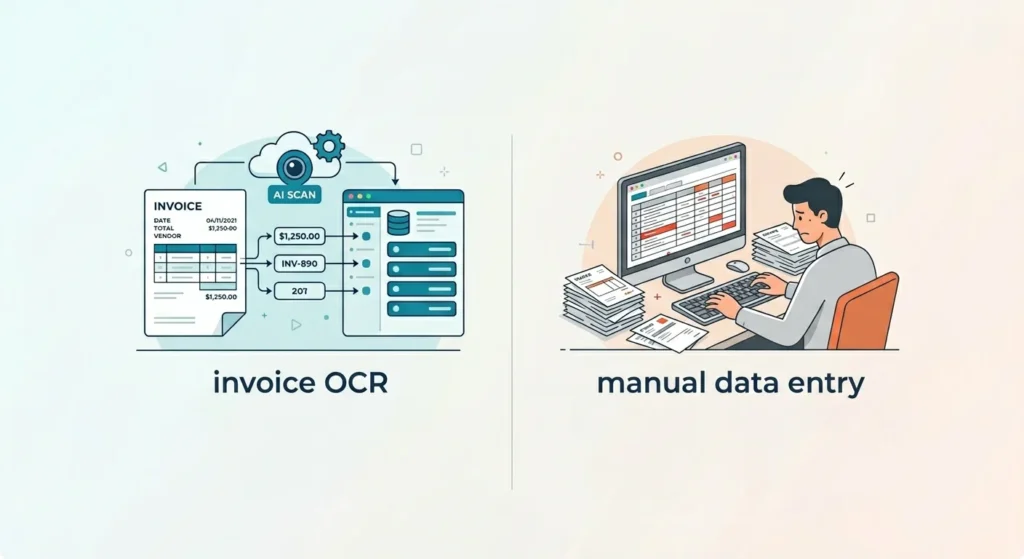 inovice ocr vs manual data entry
